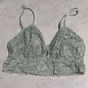 Sage Green Lace Bralette